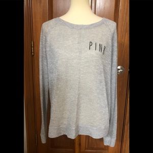 VS PINK lightweight crew neck sweater